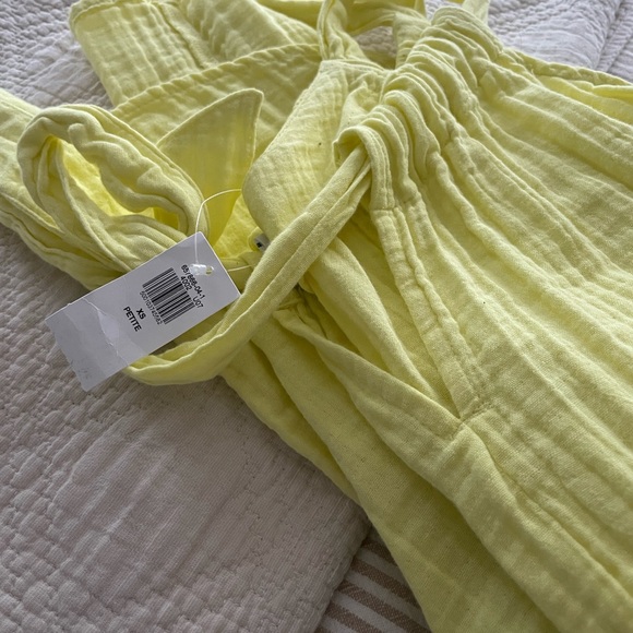 Sleeveless Shirred Midi Dress, XSP, NWT - Picture 3 of 3